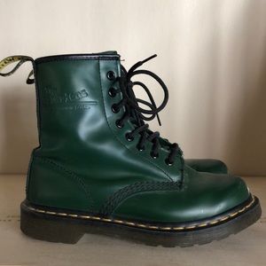 Green Dr Martens size 5